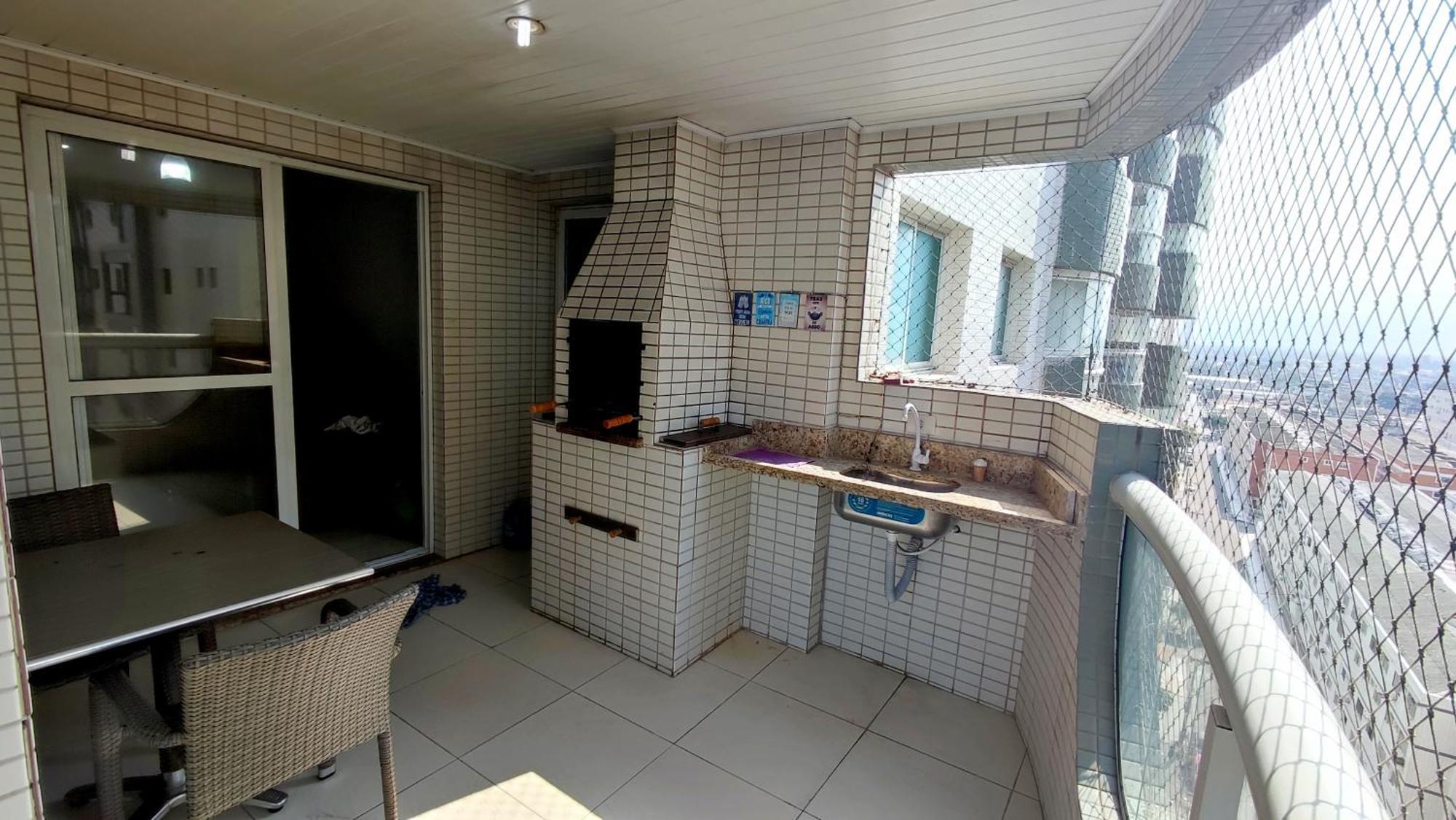 Apartamento Praia Grande Aviacao - 30 Mts Da Praia Exteriör bild